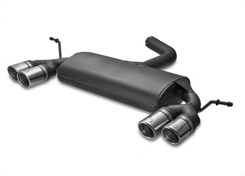 Sluttdemper Ulter A3 8P 101-403 quad utgang med N70RS race endepiper Ø70 mm rustfri stal