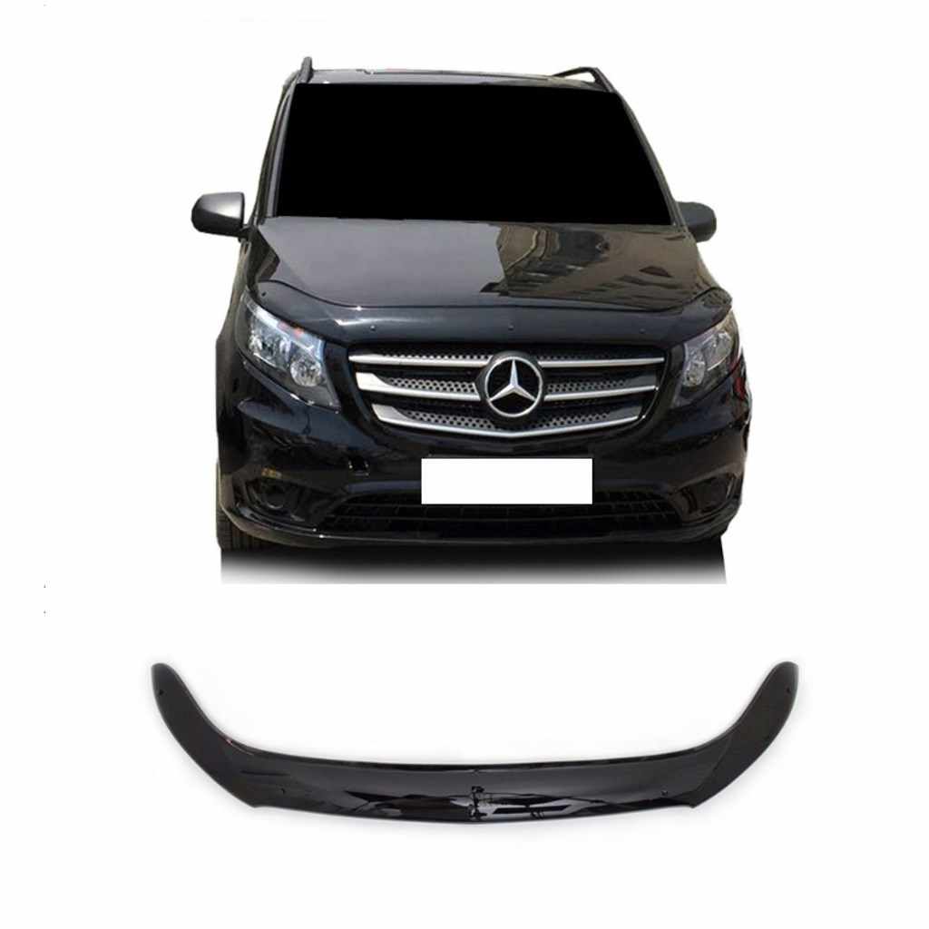 OMT panserbeskytter i akryl til Mercedes Vito / -Class (W447) / Mercedes-Benz EQV med steinsprutbeskyttelse og enkel monterin