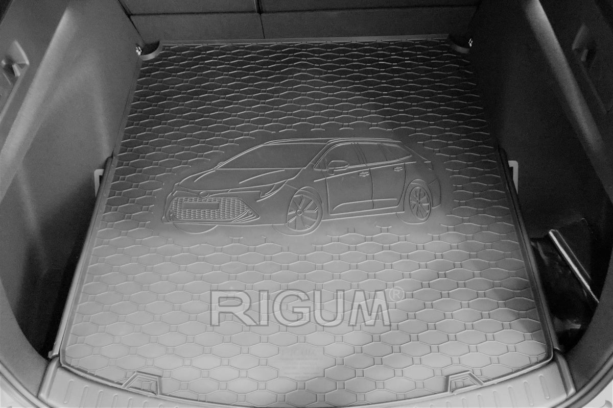 Rigum bagasjeromsmatte til Toyota Corolla XII Touring Sports – 10 mm sidekant