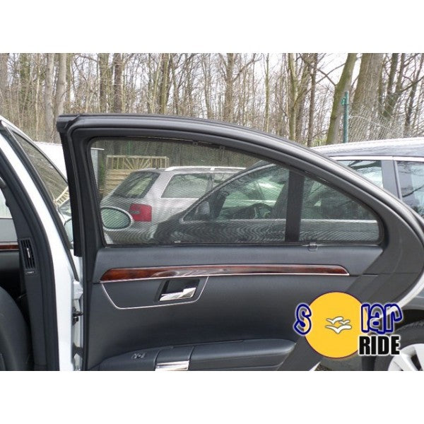Solskjerm Mercedes S-Klasse (W221) Sedan LONG (2005-2013) (2 stk) - sett bakfra
