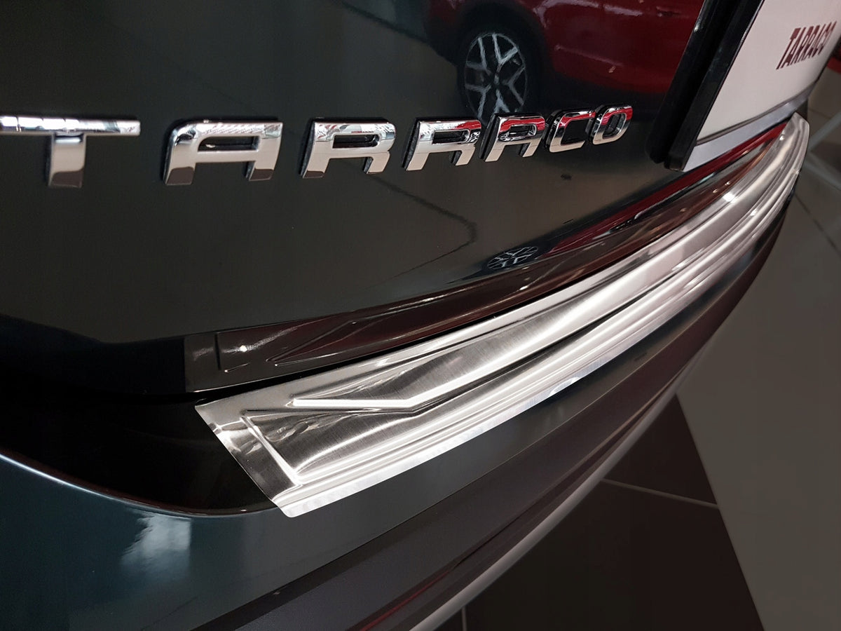 Bakfangerbeskytter Seat Tarraco (2018-2024) – Rustfritt stål - nærbilde