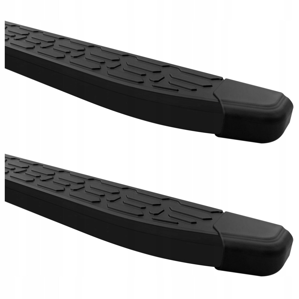 Stigtrinn 5K Parts i sort aluminium til Jeep Commander 2005-2010 - sett med to sidesteg.