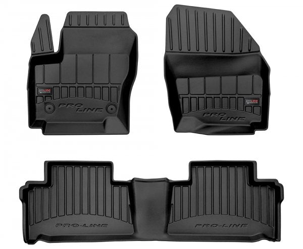 Frogum 3D Premium TPE gulvmatter til Ford Galaxy II 2010-2015 – svart med 60mm sidekant
