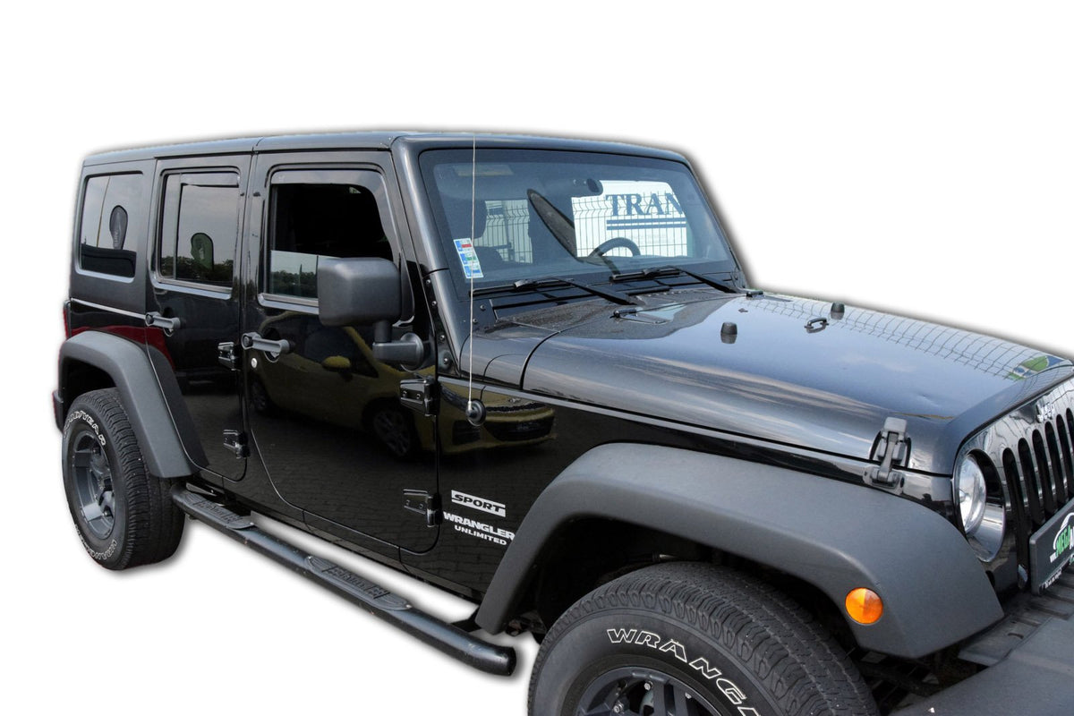 Heko vindavviser til Jeep Wrangler JK – PMMA Plexi materiale