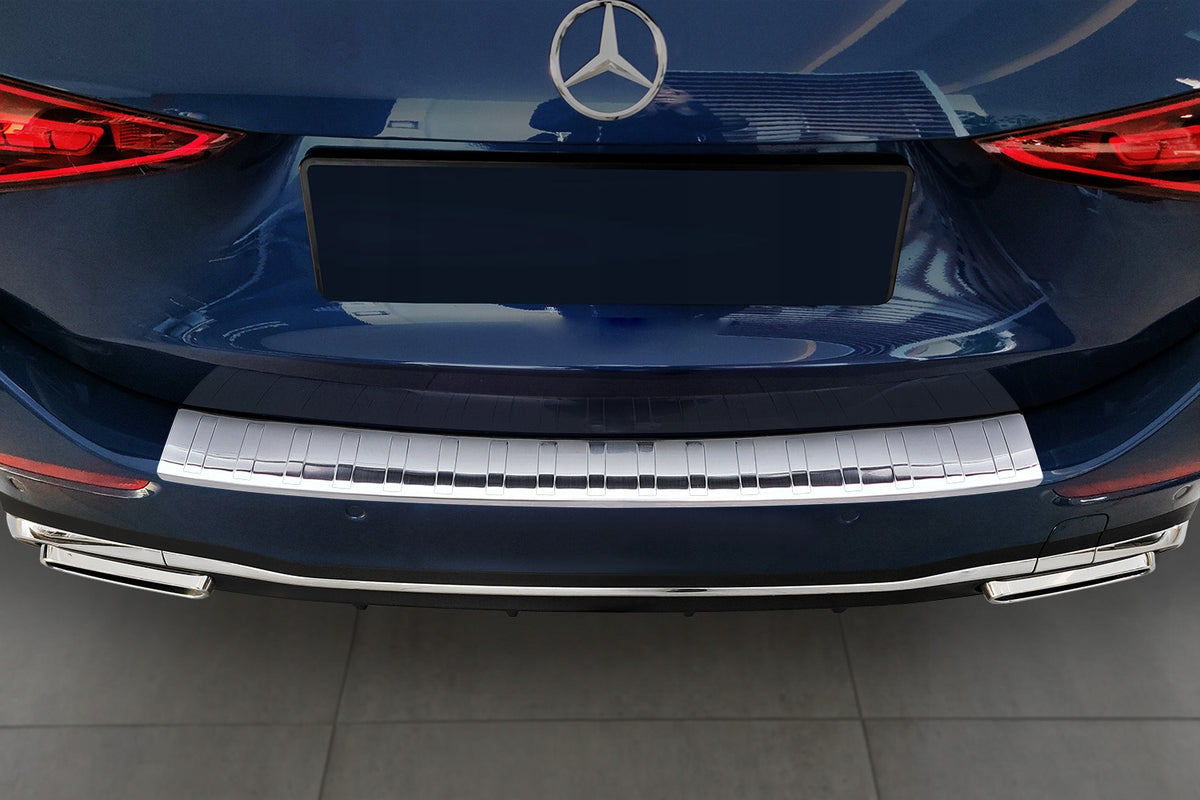Avisa bakfangerbeskytter til Mercedes C (S206) AMG T Model AMG – sølv børstet
