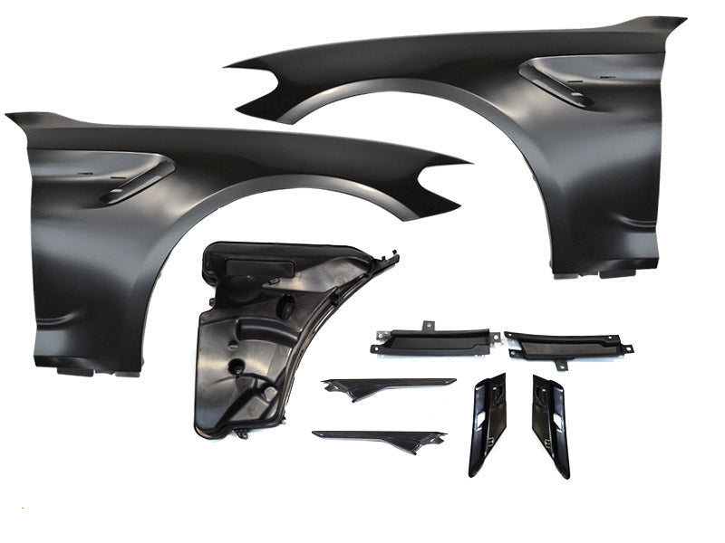 BMW G30/G31 Sport Style svart skjermer med sideventil