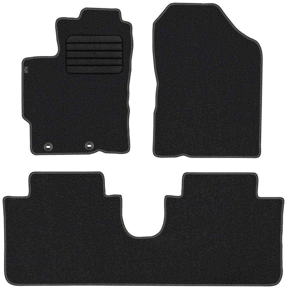 Unknown stoffmatter til Toyota Yaris III – premium velour tekstil