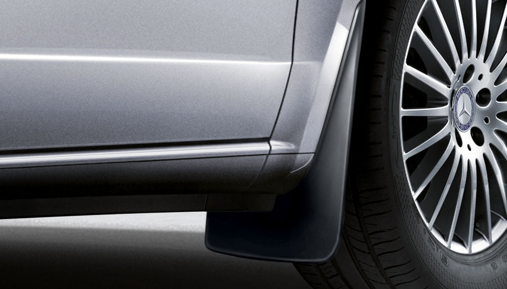Mercedes OEM skvettlapp til Mercedes Vito / V-Class (W447) / EQV – ABS Automotive svart matt