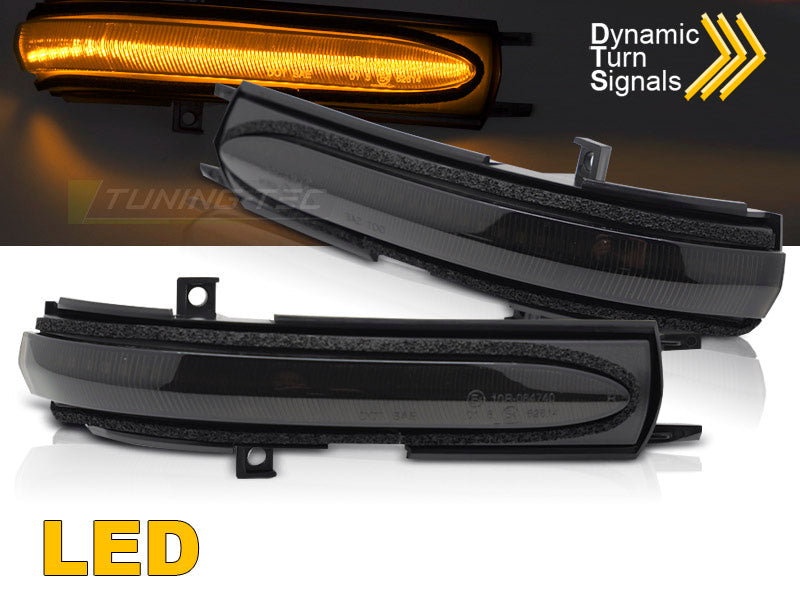 Honda Civic 2004–2006 røkfargede dynamiske LED-blinklys i speil