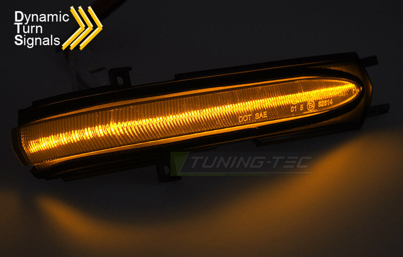 Honda Civic 2004–2006 røkfargede dynamiske LED-blinklys i speil