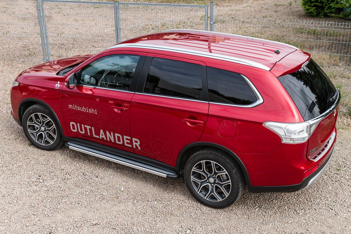 Takrails Mitsubishi Outlander III Facelift Ventshield (2015-2022) - sett bakfra