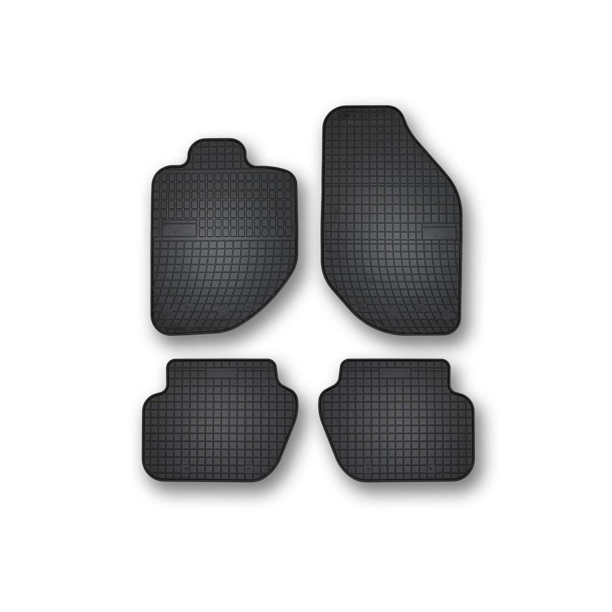 Frogum gummimatter til Volvo V70 I (1996-2000) – svart/anthracite, sett med 4, 1 cm sidekant