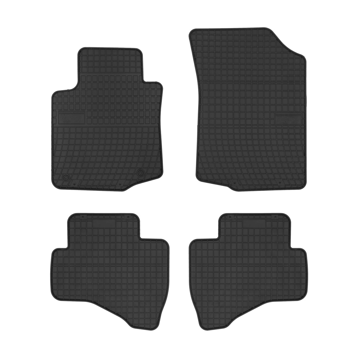 Frogum gummimatter til Toyota Aygo (2005-2014) – svart, 4 stk, med 1 cm sidekant