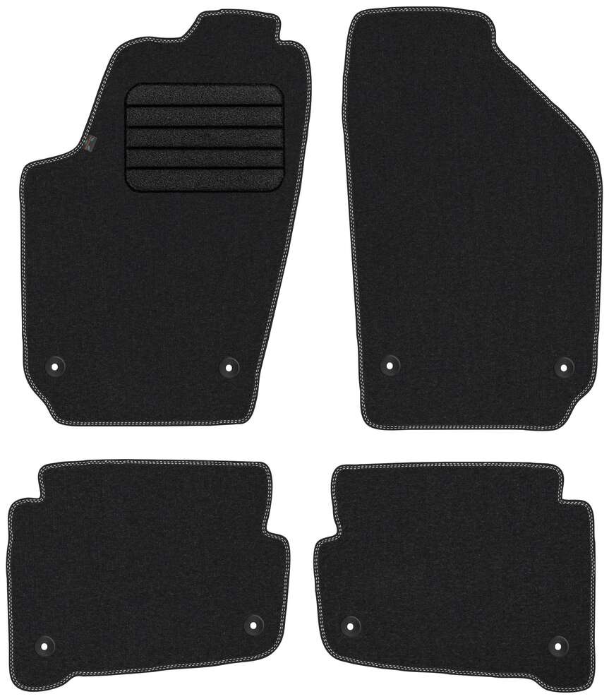 Unknown stoffmatter til Skoda Fabia I – premium velour