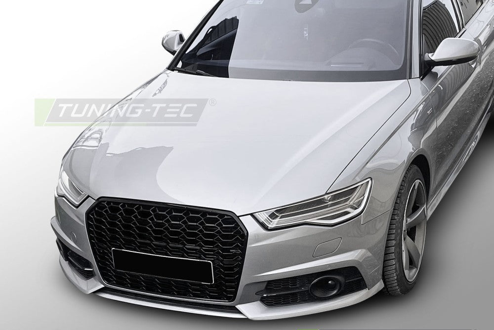 Audi A6 C7 11-14 matt svart sportstyle grill
