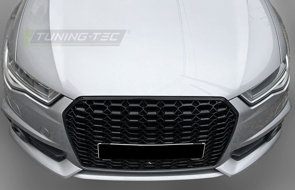 Audi A6 C7 11-14 matt svart sportstyle grill