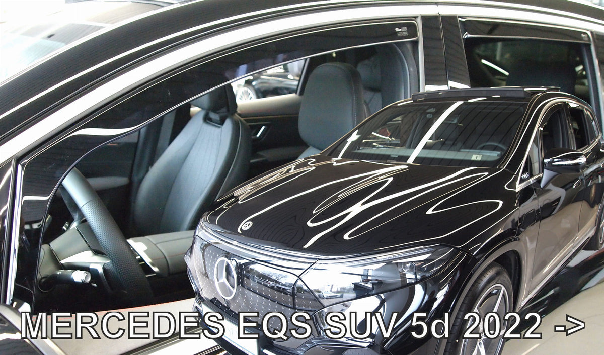 Heko vindavviser til Mercedes EQS SUV / sett 4 stk. – PMMA Plexiglass