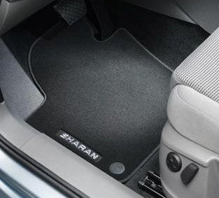 VAG OEM stoffmatter til Vw Sharan II – svart stoff