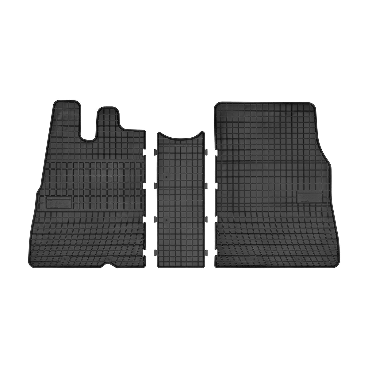 Frogum gummimatter til Peugeot Boxer (1994-2006) – svart, 3-delt sett med 1 cm sidekant