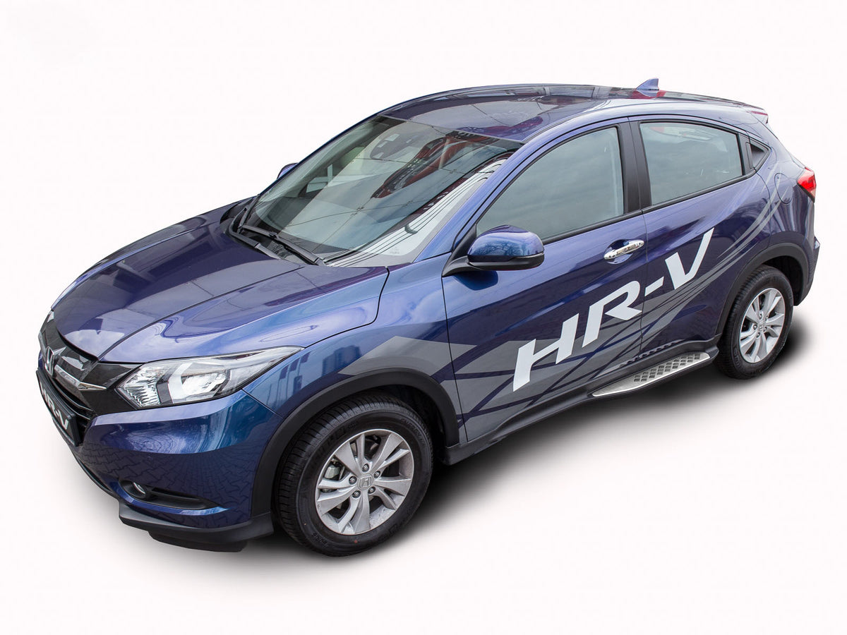 Stigtrinn fra Ventshield til Honda HR-V 2015 i aluminium og ABS med monteringssett