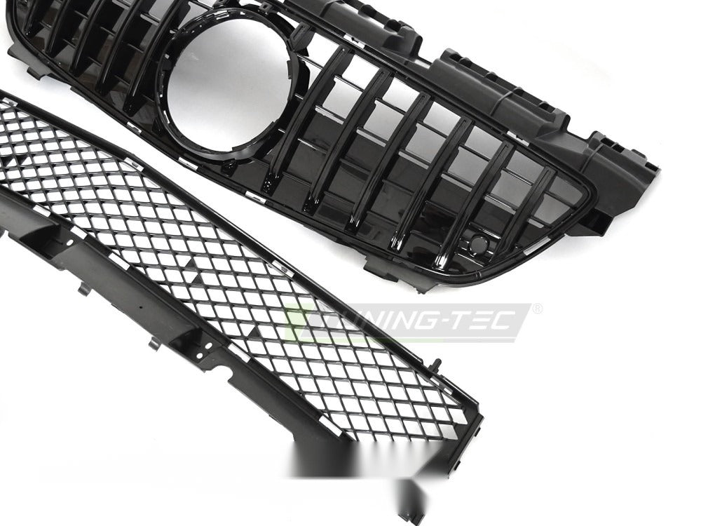 Grill Mercedes SLK R172 11-15 sett fra siden, struktur synlig.