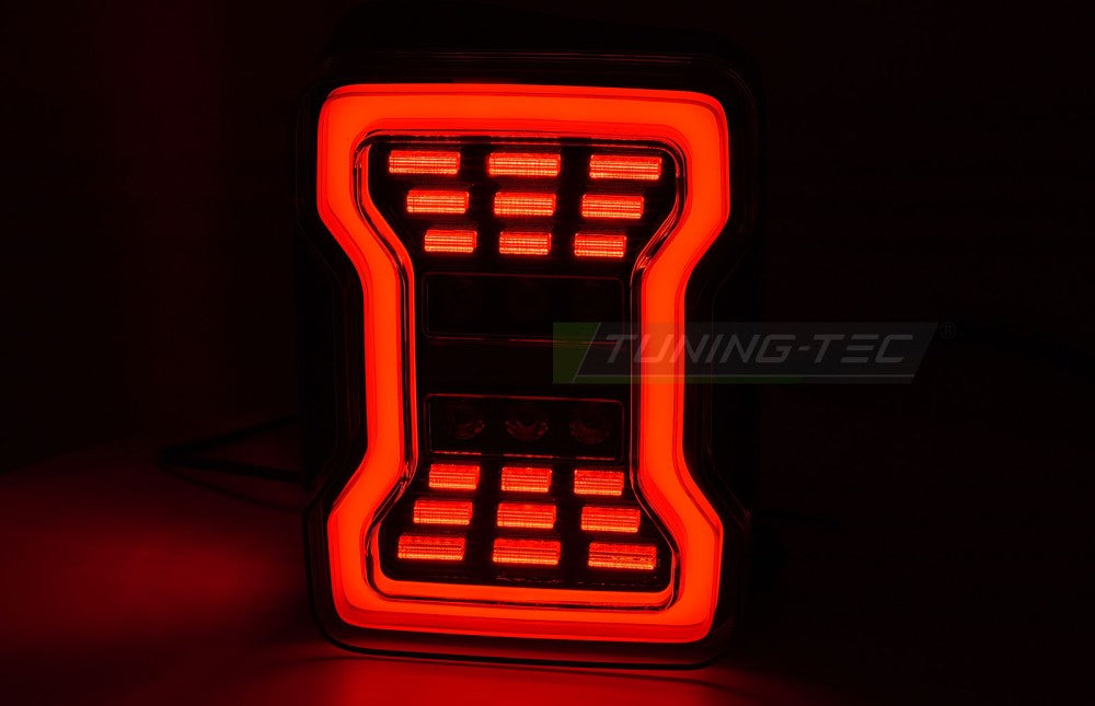 Jeep Wrangler JK LED svart baklykter