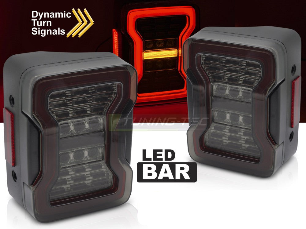 Jeep Wrangler JK LED røyk baklykter