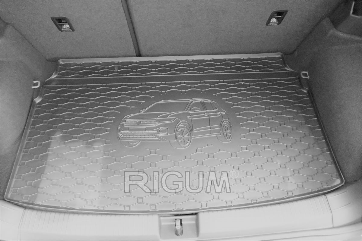 Rigum bagasjeromsmatte til Vw T-Cross – 10 mm sidekant