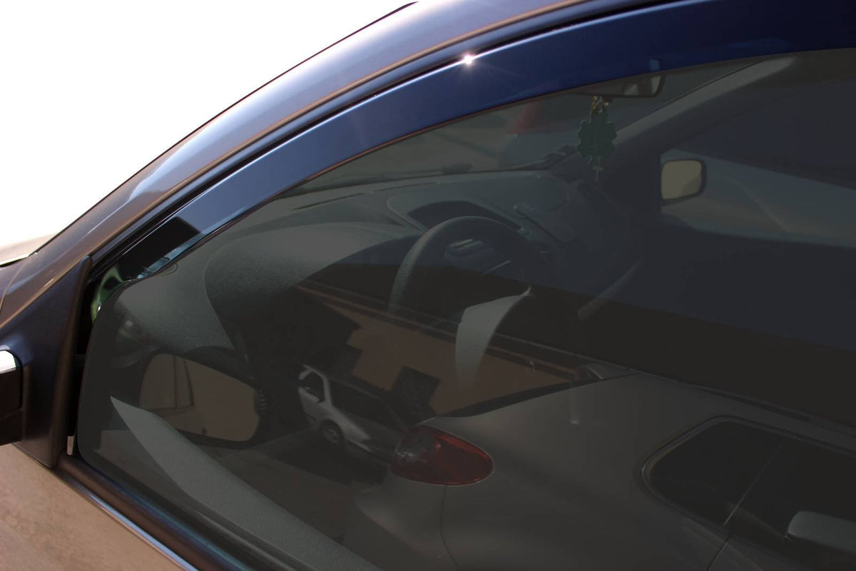 Heko vindavviser til Renault CLIO III / GRANDTOUR 5-dørs 2005→ sett 4 stk. – sort transparent