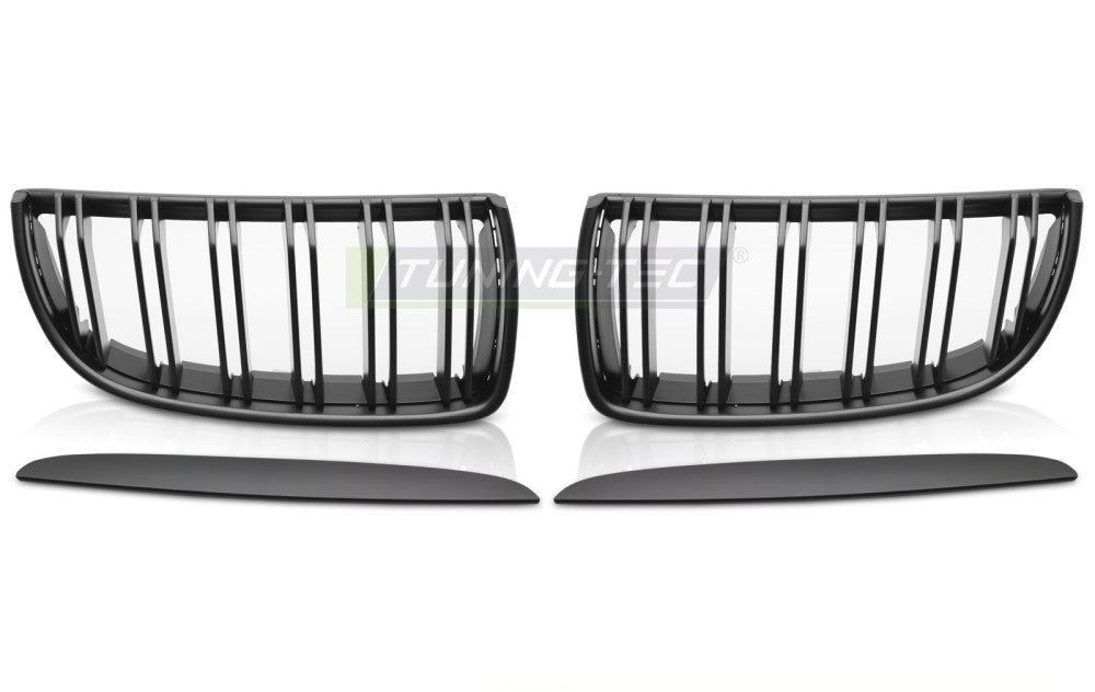 BMW 3-serie E90/E91 matt svart frontgrill