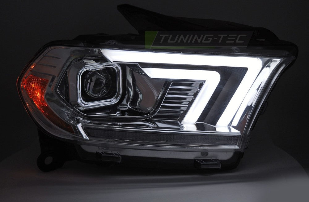 Dodge Durango 2010–2013 frontlykter krom, dynamisk blinklys