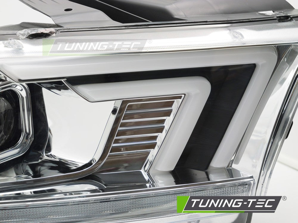 Dodge Durango 10–13 frontlykter krom xenon