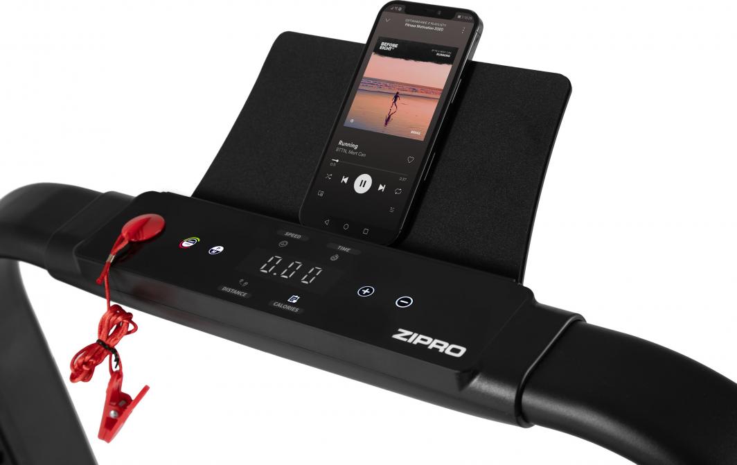Tredemølle elektrisk kompakt 1–16km/t 151x78x124cm Zipro Jogger