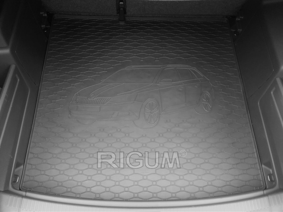Rigum bagasjeromsmatte til Skoda Fabia III STV – svart titanium