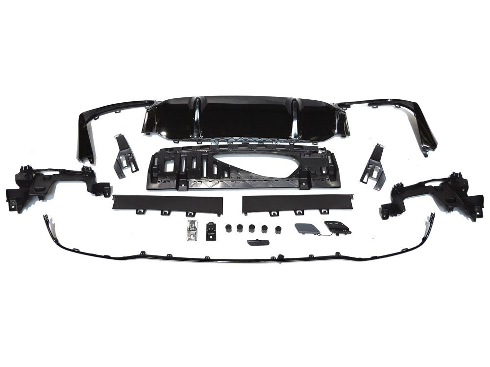 Mercedes E‑Class W213 bakfanger PDC svart