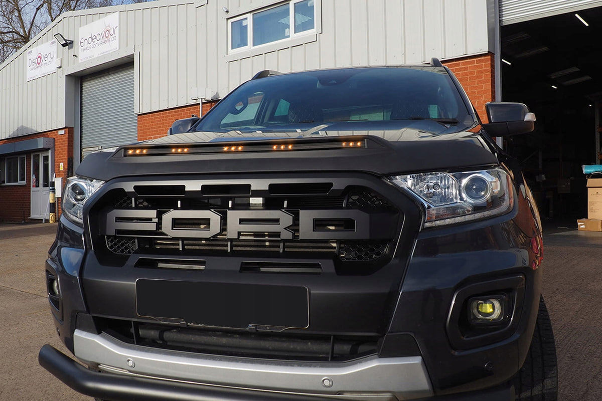 Panserbeskytter Ford Ranger (2016-2019) - sett forfra