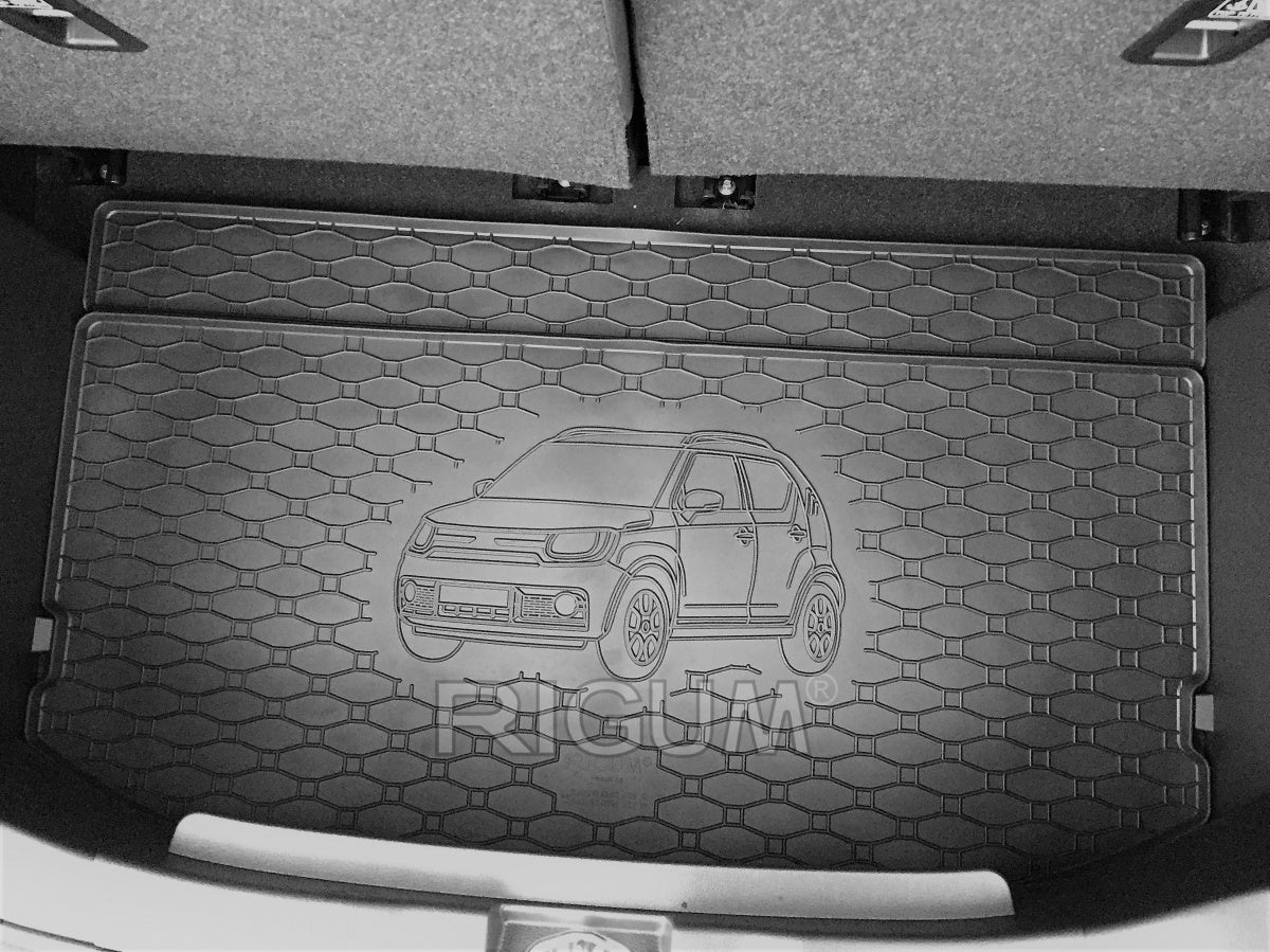 Rigum bagasjeromsmatte til Suzuki Ignis – 10 mm sidekant