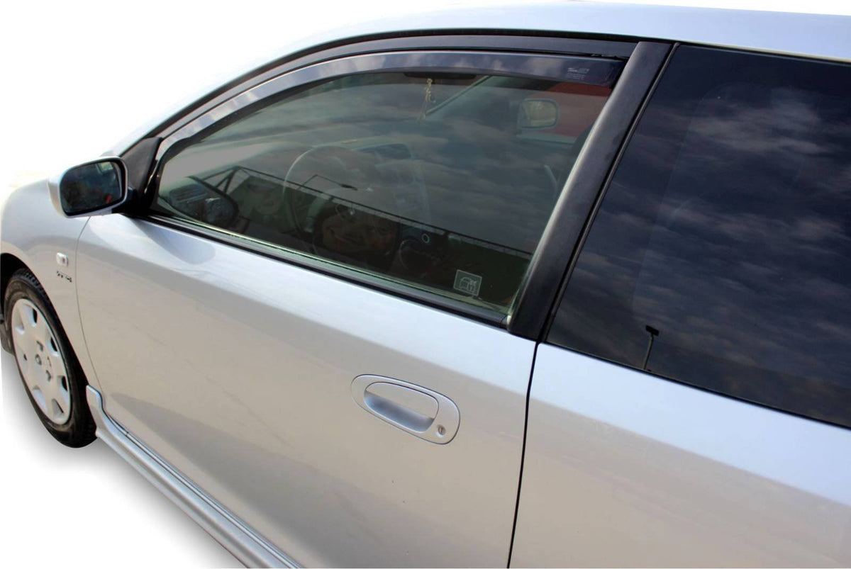 Vindavviser Honda CIVIC VII 3-dørs (2001-2005) – PMMA Plexi - detaljer