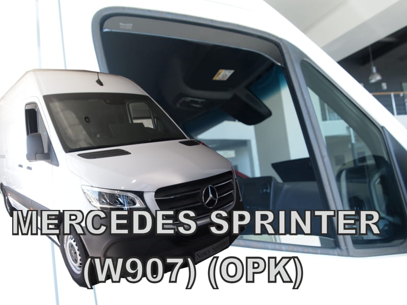 Heko vindavviser til Mercedes Sprinter III (W907, W910) / sett 2 stk. – PMMA Plexi