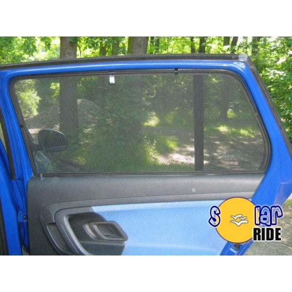 Solskjerm Skoda Fabia (STV) II (2006-2014) (4 stk) - sett bakfra