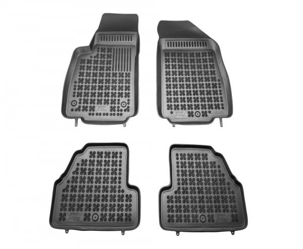 Rezaw-Plast gummimatter til Opel MOKKA MOKKA X (2012–2017) med 30 mm høykant – svart sett med 4 stk.