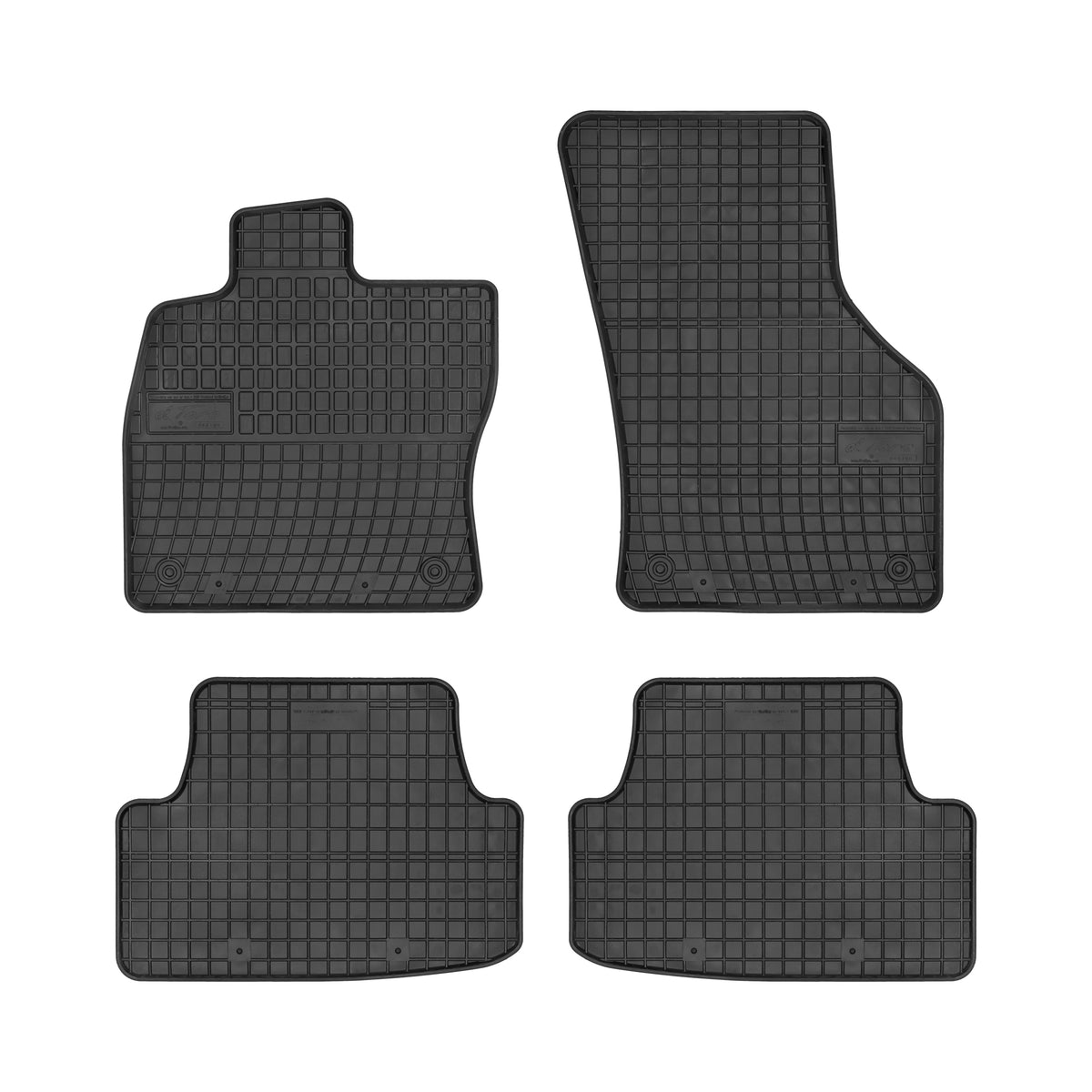 Frogum gummimatter til Audi A3 8V Sportback (2013-2020) – svart, vanntett, sett med 4 matter