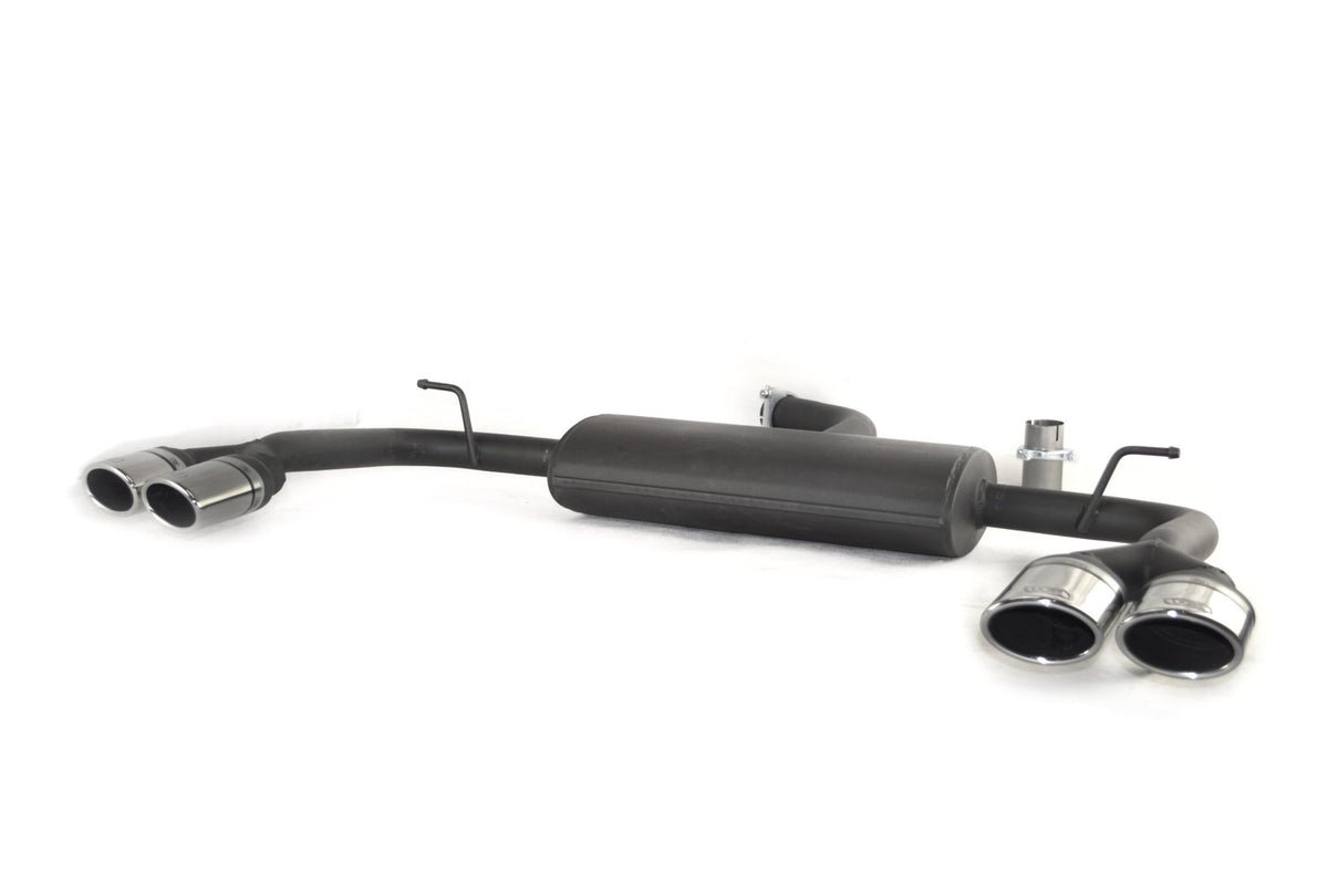 Endepipe Ulter 57 polert rustfri stal for A3 8V Sedan duet Premium sluttdemper