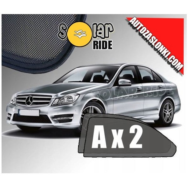 Sr solskjerm i akryl til Mercedes C (W204) Sedan, vindavviser og regnbeskyttelse
