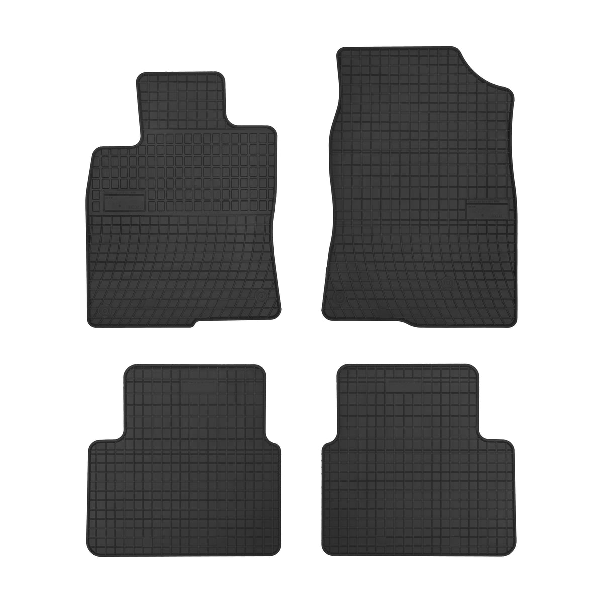 Frogum gummimatter til Honda Civic X hatchback (2017–) – svart, vanntette, sett med 4