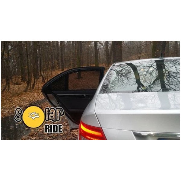 Solskjerm Mercedes C (W204) Sedan (2007-2014) (2 stk) - sett forfra
