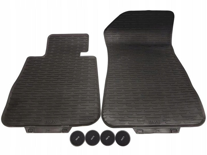 BMW OEM Allwetter gummi gulvmatter til BMW 1 E81/E87/E82/E88 – anthracite/svart, 2 stk foran