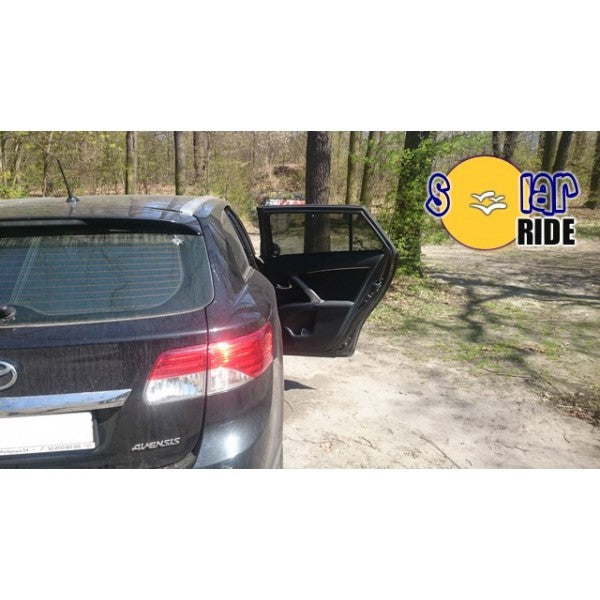 Solskjerm Toyota Avensis (T27) Stasjonsvogn III (2009-2018) (6 stk) - sett forfra