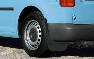 VAG OEM skvettlapp til Vw Caddy / Black - sett 2 stk. – ABS Automotive