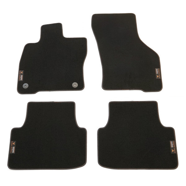 VAG OEM stoffmatter til Seat Leon 4 (KL) – svart stoff